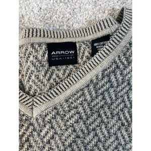 NWT Arrow Men's Golf V Neck Vest Size Xxl Plaid Style